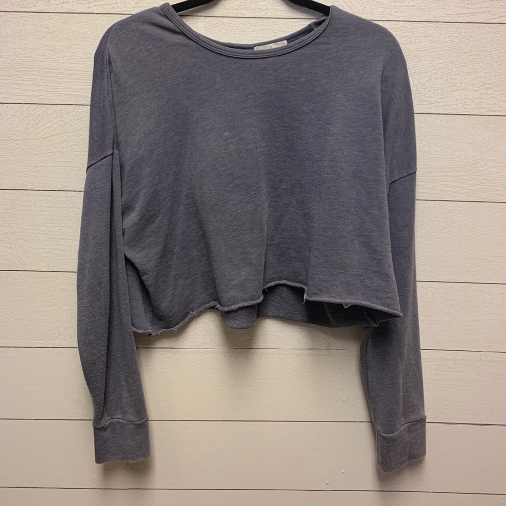BLUE SWEATSHIRT TOP